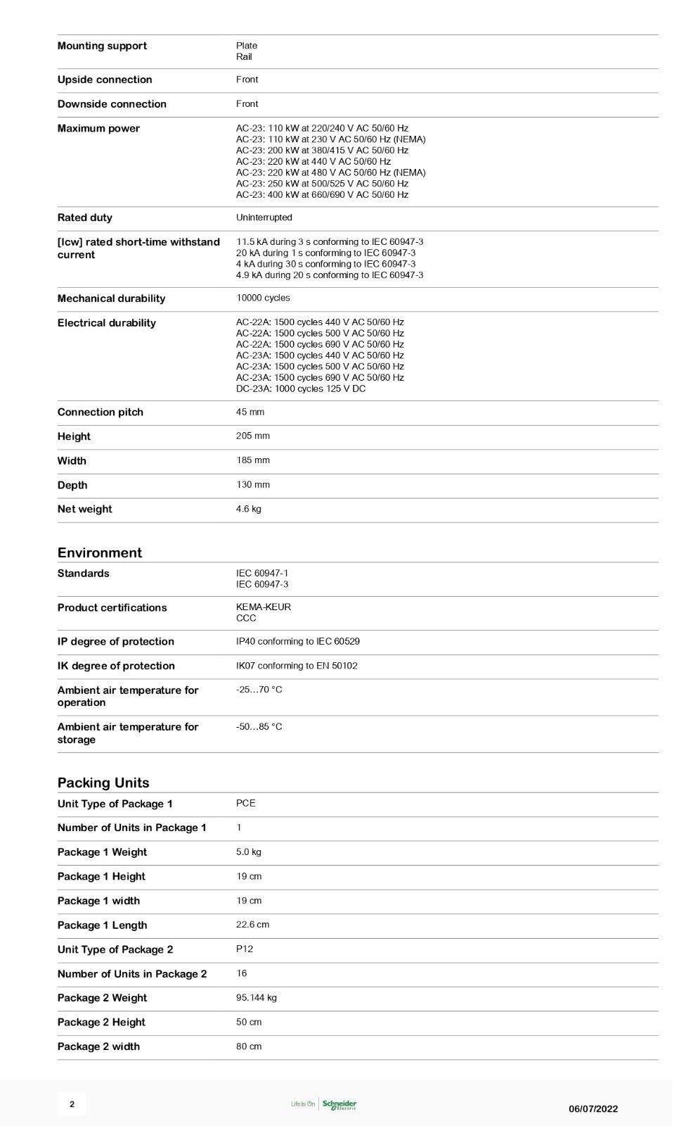 Schneider Electric – Disconnect Switch – 3